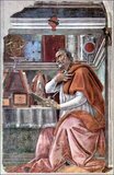 Augustine of Hippo (Aurelius Augustinus Hipponensis, November 13, 354 – August 28, 430), also known as Augustine, St. Augustine, St. Austin, St. Augoustinos, Blessed Augustine, or St. Augustine the Blessed, was Bishop of Hippo Regius, the present-day Annaba, Algeria. He was a Latin-speaking philosopher and theologian who lived in the Roman Africa Province. His writings were very influential in the development of Western Christianity.<br/><br/>

In his early years Augustine was heavily influenced by Manichaeism and afterward by the Neo-Platonism of Plotinus. After his conversion to Christianity and baptism in 387, Augustine developed a new approach to philosophy and theology, accommodating a variety of methods and different perspectives. He believed that the grace of Christ was indispensable to human freedom, and he framed the concepts of original sin and just war.
